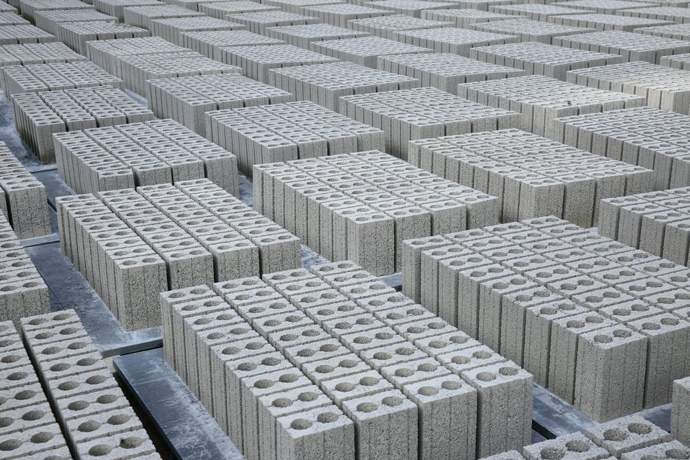 Línea de producción de bloques de concreto en Medellín